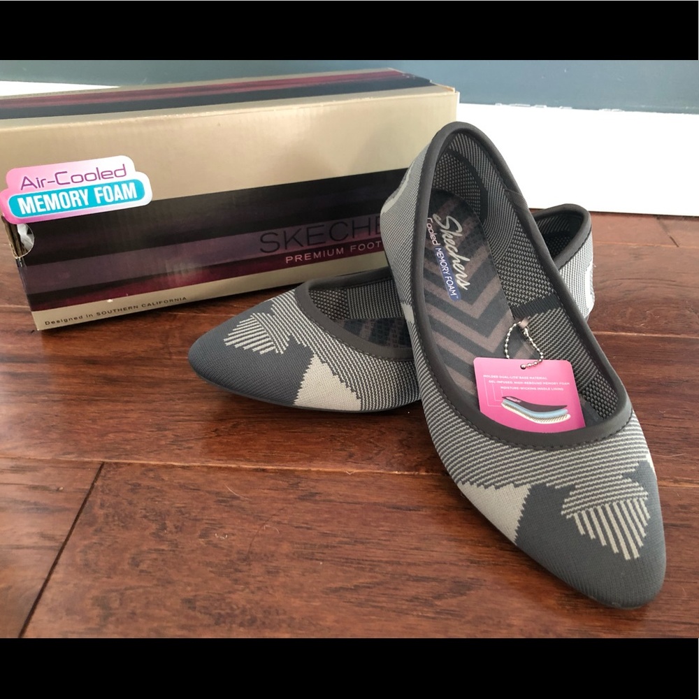 Rothys Look-Alike Sketchers Cleo Flats